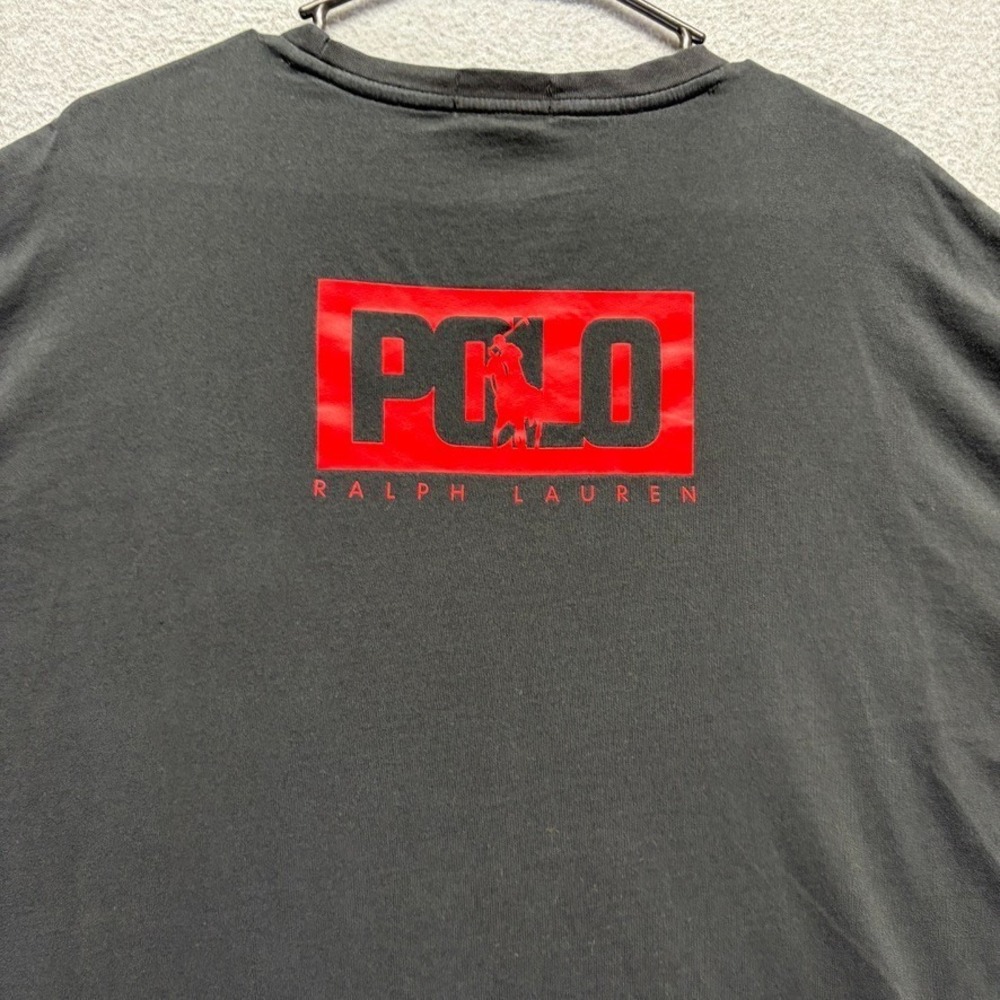 Polo‎ Ralph Lauren Shirt Mens 2XL Black T-Shirt Long Sleeve Classic Logo Jersey - Picture 7 of 9